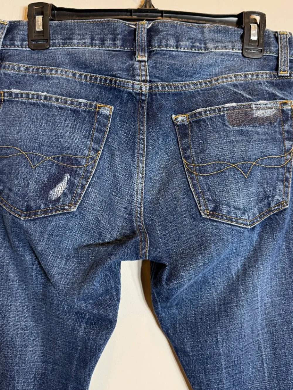 Polo Ralph Lauren The Sullivan Slim Distressed Denim Jeans Men's 29x30 Dark Wash